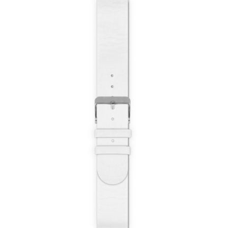 CORREA DE CUERO SPC SMARTEE LEATHER BRACELET BLANCO - COLOR MATE - HEBILLA CLASICA - COMPATIBLE CON LOS RELOJES 9611 SLIM Y 9609