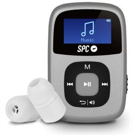 REPRODUCTOR MP3 SPC SPARROW 8644S 4GB/ PLATA
