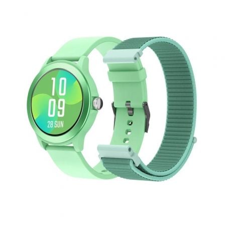 SMARTWATCH SPC SMARTEE DUO VIVO 9651R/ NOTIFICACIONES/ FRECUENCIA CARDIACA/ VERDE MENTA/ INCLUYE CORREA EXTRA