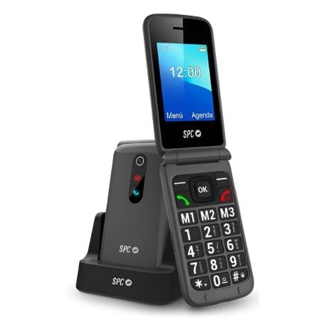 TELEFONO MOVIL SPC STELLA 3 PARA PERSONAS MAYORES/ 4G/ NEGRO |