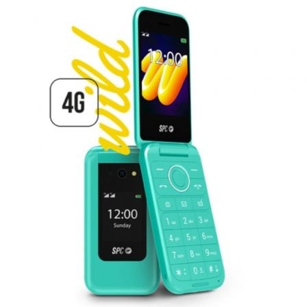 TELEFONO MOVIL SPC WILD PARA PERSONAS MAYORES/ 4G/ VERDE