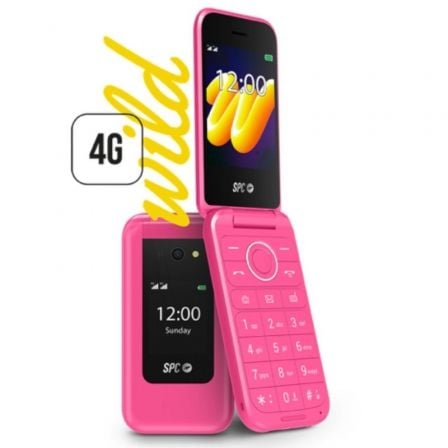 TELEFONO MOVIL SPC WILD PARA PERSONAS MAYORES/ 4G/ ROSA