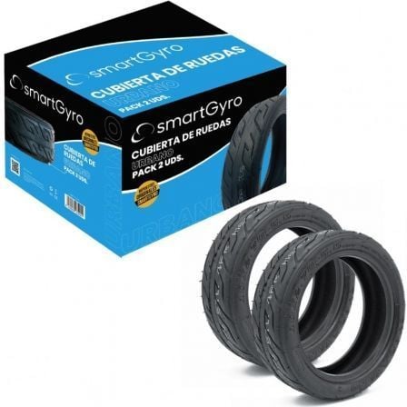 PACK 2 CUBIERTAS PARA PATINES SMARTGYRO TUBELESS SG27-320/ 10 X 2.75 - 6,5 COMPATIBLE CON SPEEDWAY / ROCKWAY Y CROSSOVER |