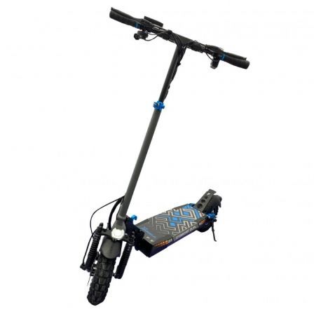 PATINETE ELECTRICO SMARTGYRO CROSSOVER DUAL/ MOTOR 1600W/ RUEDAS 10"/ 25KM/H /AUTONOMIA 45KM/ NEGRO