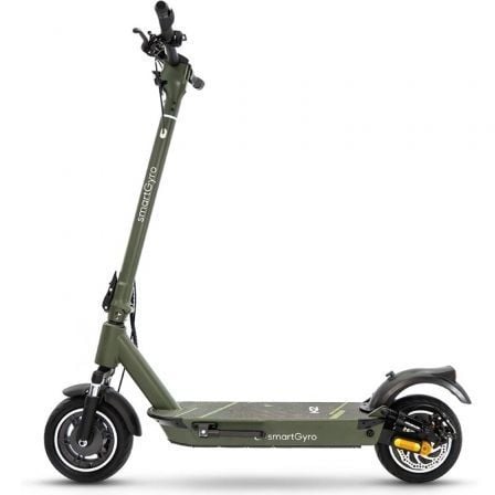 PATINETE ELECTRICO SMARTGYRO K2 ARMY/ MOTOR 800W/ RUEDAS 10"/ 25KM/H /AUTONOMIA 45KM/ VERDE