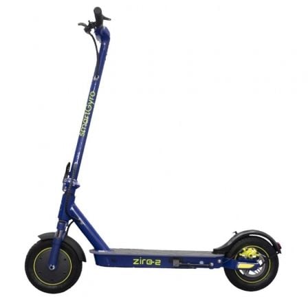 PATINETE ELECTRICO SMARTGYRO ZIRO 2/ MOTOR 500W/ RUEDAS 10"/ 25KM/H /AUTONOMIA 30KM/ AZUL