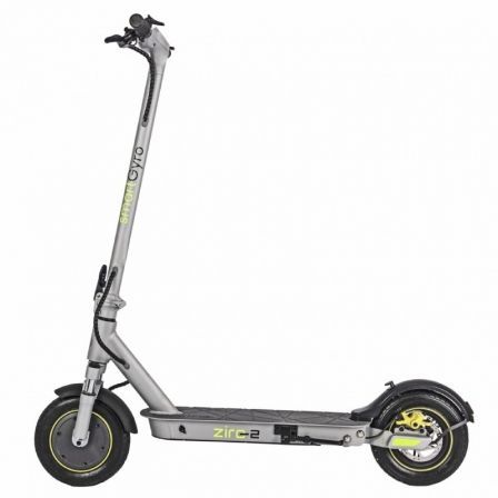 PATINETE ELECTRICO SMARTGYRO ZIRO 2/ MOTOR 500W/ RUEDAS 10"/ 25KM/H /AUTONOMIA 30KM/ PLATA