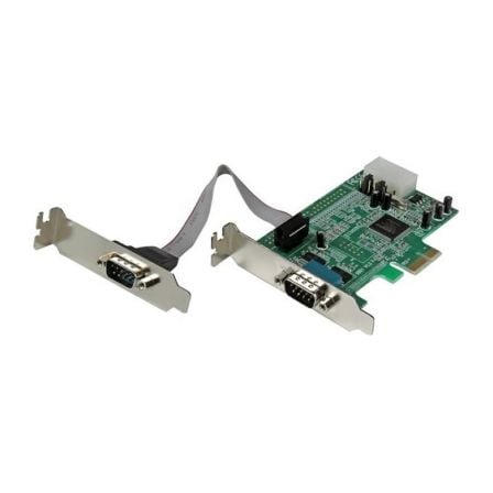 TARJETA PCI EXPRESS DE 2 PUERTOS SERIE STARTECH PEX2S553LP - CHIP ASIX MCS9922CV-AA - PERFIL BAJO | Tarjetas pci - conexion externa