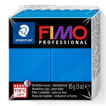 PASTA DE MODELAR DE SECADO AL HORNO STAEDTLER FIMO PROFESSIONAL/ 85G/ AZUL SOLIDO