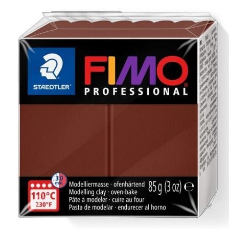 PASTA DE MODELAR DE SECADO AL HORNO STAEDTLER FIMO PROFESSIONAL/ 85G/ CHOCOLATE