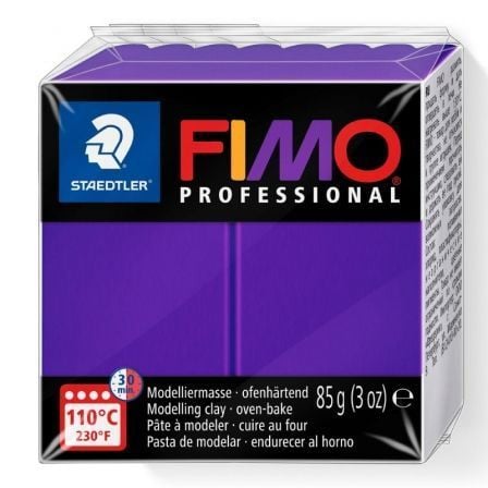 PASTA DE MODELAR DE SECADO AL HORNO STAEDTLER FIMO PROFESSIONAL/ 85G/ LILA