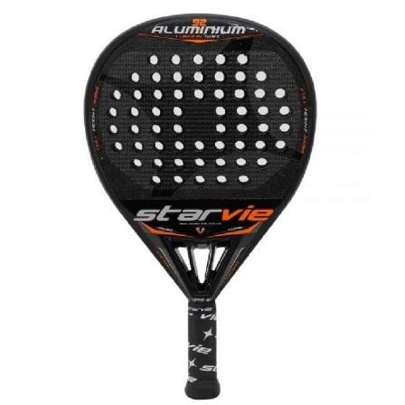 PALA DE PADEL STARVIE ALUMINIUM CARBON SOFT S2/ NEGRA Y NARANJA