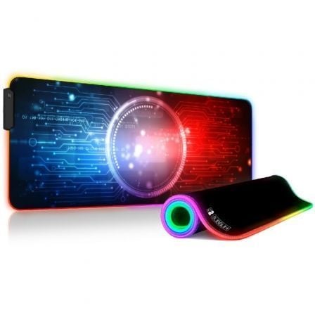 ALFOMBRILLA SUBBLIM SUBMP-02RGB12 LED RGB CHIP XL/ 800 X 300 X 4 MM | Gaming - alfombrillas