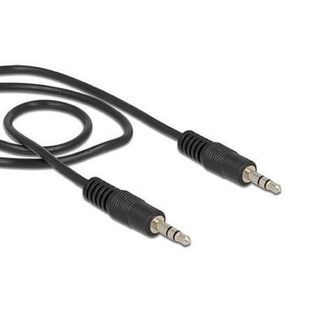 CABLE AUDIO-CONEXION JACK 3.5MM MACHO/MACHO SVEON SVCAB-014 NEGRO 2.5M - HIFI