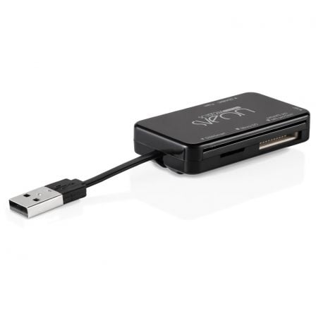 LECTOR DE TARJETAS EXTERNO SVEON SCT012M - 34 EN 1 - COMPATIBLE CON DNI 3.0 - USB 2.0