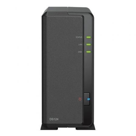 NAS SYNOLOGY DISKSTATION DS124/ 1 BAHIA 3.5"- 2.5"/ 1GB DDR4/ FORMATO TORRE