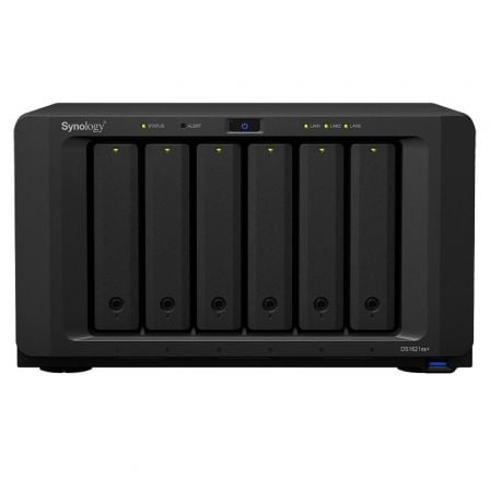 NAS SYNOLOGY DISKSTATION DS1621XS PLUS/ 6 BAHIAS 3.5"- 2.5"/ 8GB DDR4/ FORMATO TORRE