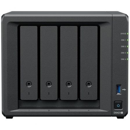 NAS SYNOLOGY DISKSTATION DS423+/ 4 BAHIAS 3.5"- 2.5"/ 2GB DDR4/ FORMATO TORRE