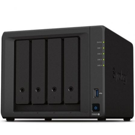 NAS SYNOLOGY DISKSTATION DS920+/ 4 BAHIAS 3.5"- 2.5"/ 4GB DDR4/ FORMATO TORRE