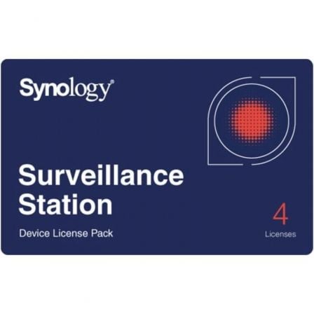 LICENCIA FISICA SYNOLOGY SURVEILLANCE DEVICE LICENSE PACK/ 4 DISPOSITIVOS |