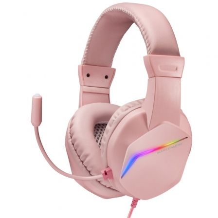 AURICULARES GAMING CON MICROFONO MARS GAMING MH122/ JACK 3.5/ ROSAS