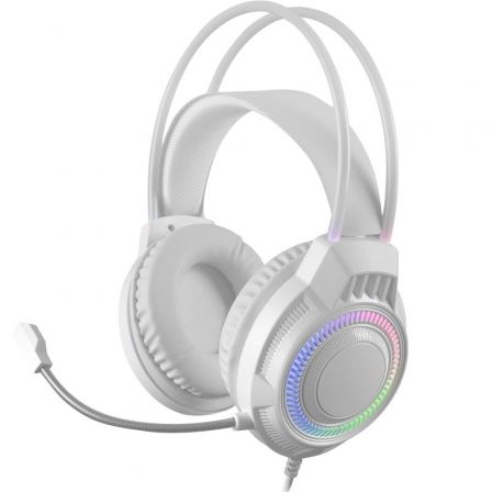 AURICULARES GAMING CON MICROFONO MARS GAMING MH124W/ JACK 3.5/ BLANCOS