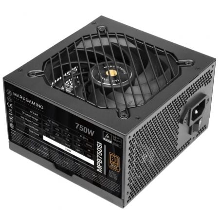 FUENTE DE ALIMENTACION MARS GAMING MPB750SI/ 750W/ VENTILADOR 12CM/ 80 PLUS BRONZE