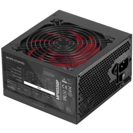 FUENTE DE ALIMENTACION MARS GAMING MPIII550P/ 550W/ VENTILADOR 12CM