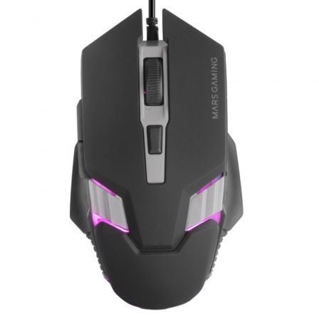 RATON GAMING MARS GAMING MM024/ HASTA 4000 DPI/ NEGRO