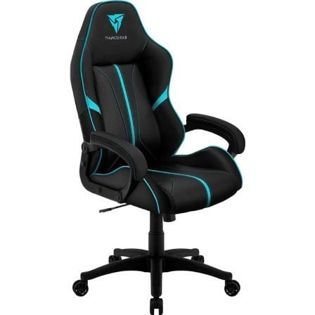 SILLA GAMER THUNDERX3 BC1BC AZUL  - DISENO CUERO SINTETICO - APOYABRAZOS CURVOS Y ACOLCHADOS - TECNOLOGIA AIR - HASTA 150KG