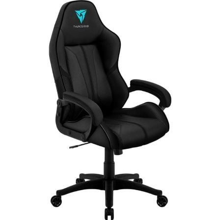 SILLA GAMER THUNDERX3 BC1BK NEGRA - DISENO CUERO SINTETICO - APOYABRAZOS CURVOS Y ACOLCHADOS - TECNOLOGIA AIR-  HASTA 150KG