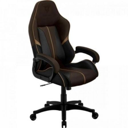 SILLA GAMER THUNDERX3 BC1BOSSCH BLACK BROWN - MARCO MADERA - MECANISMO MARIPOSA - DISENO ERGONOMICO - PISTON CLASE 3 - HASTA 150