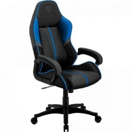 SILLA GAMER THUNDERX3 BC1BOSSOC OCEAN GREY BLUE - MARCO MADERA - MECANISMO MARIPOSA - DISENO ERGONOMICO - PISTON CLASE 3 - HASTA