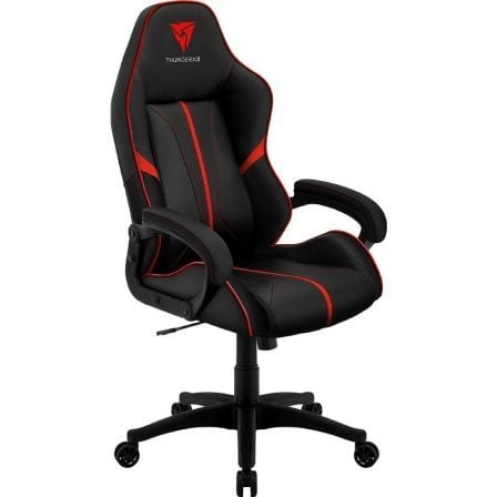 SILLA GAMER THUNDERX3 BC1BR ROJA - DISENO CUERO SINTETICO - APOYABRAZOS CURVOS Y ACOLCHADOS - TECNOLOGIA AIR - HASTA 150KG