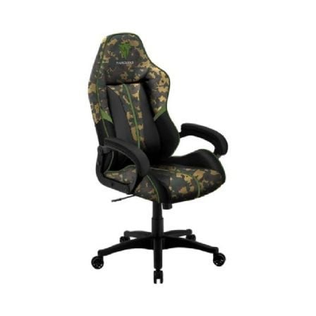 SILLA GAMER THUNDERX3 BC1CAMOMI CAMO MILITARY - MARCO MADERA - MECANISMO MARIPOSA - DISENO ERGONOMICO - PISTON CLASE 3 - HASTA 1