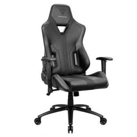 SILLA GAMER THUNDERX3 YC3 BLACK - MARCO DE ACERO - AIRTECH - REPOSABRAZOS AJUSTABLES - PISTON CLASE 4 - BALANCEO - HASTA 150K