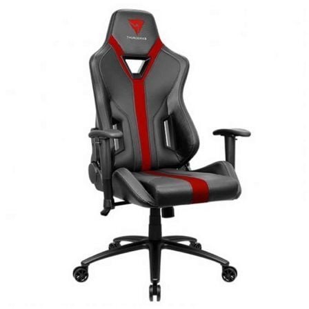 SILLA GAMER THUNDERX3 YC3 RED/BLACK - MARCO DE ACERO - AIRTECH - REPOSABRAZOS AJUSTABLES - PISTON CLASE 4 - BALANCEO - HASTA 150