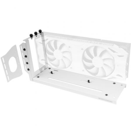 SOPORTE PARA TARJETA GRAFICA MARS GAMING MCA-GCV/ COMPATIBILIDAD UNIVERSAL/ BLANCO