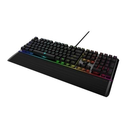 TECLADO MECANICO GAMING THUNDERX3 AK7CHB - TECLAS MACRO PROGRAMABLES - 11 EFECTOS DE LUZ - DISENO DESMONTABLE REPOSA MUNECAS - S