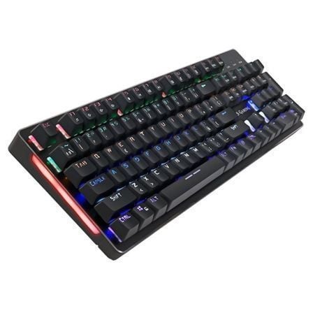 TECLADO MECANICO MARS GAMING MK4BR - 6 EFECTOS ILUMINACION - 6 COLORES RETROILUMINACION - 10 PERFILES PROGRAMABLES - SWITCHES OU