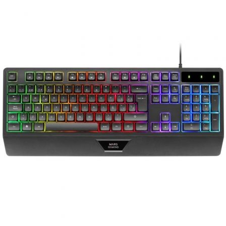 TECLADO GAMING SEMIMECANICO MARS GAMING MK124/ NEGRO