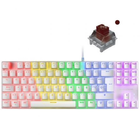 TECLADO GAMING MECANICO MARS GAMING MK80WBRES