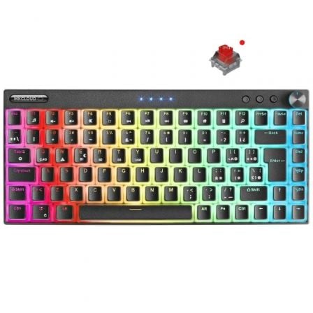 TECLADO GAMING MECANICO INALAMBRICO MARS GAMING MKCLOUDRES/ NEGRO