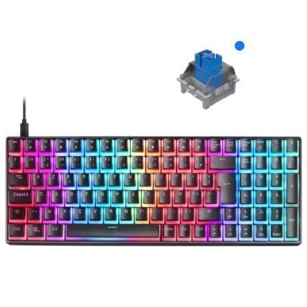 TECLADO GAMING MECANICO MARS GAMING MKULTRABES PREMIUM/ NEGRO