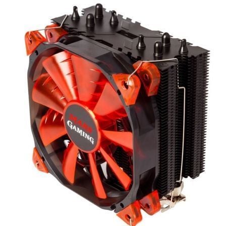 DISIPADOR MARS GAMING MCPU3+ - VENTILADOR 12CM - ALUMINIO CON RECUBRIMIENTO NANOCERAMICO - LED ROJO - COMPATIBLE SEGUN ESPECIFIC