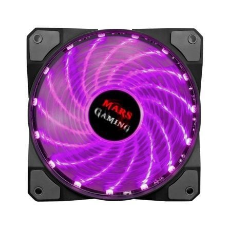 VENTILADOR MARS GAMING MFRGB - 12CM - 9 PALETAS - DC 12V - ILUMINACION LED