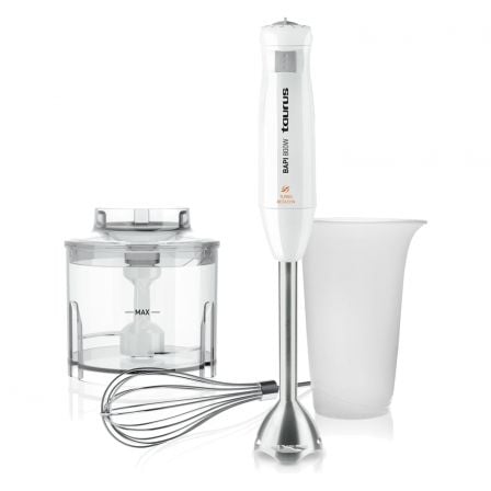 BATIDORA / PICADORA TAURUS BAPI 800 PLUS INOX - 800W - 20 VELOCIDADES - CUCHILLA DOBLE EFECTO - VASO MEDIDOR / BATIDOR EMULSIONA