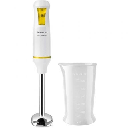 BATIDORA TAURUS ROBOT 600 EASY INOX - 600W - CUCHILLAS ACERO INOX - 1 BOTON / VELOCIDAD - INCLUYE VASO MEDIDOR - APTO LAVAVAJILL