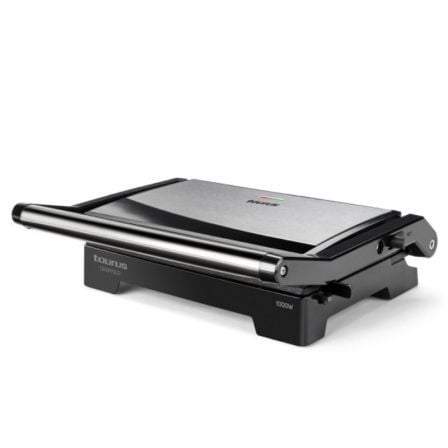 GRILL / PLANCHA ASAR TAURUS CRISPY & CO - 1000W - APERTURA 180 - TAPA BASCULANTE - PLACA ANTIADHERENTE LIBRE DE PTFE Y PFOA - BA