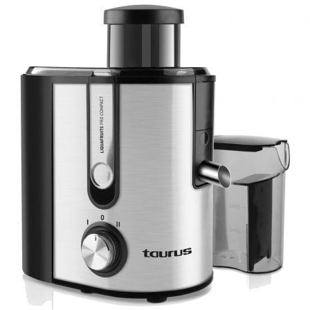 LICUADORA TAURUS LIQUAFRUITS PRO COMPACT VIII - 500W - FILTRO ACERO INOXIDABLE - DOS VELOCIDADES - DEPOSITO EXTRAIBLE - INCLUYE